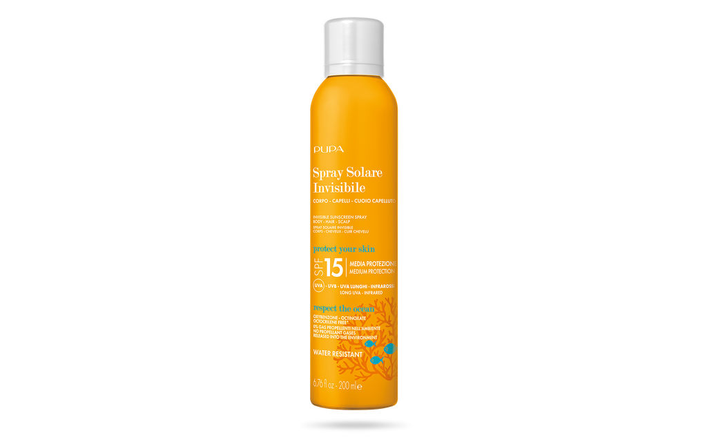 Invisible Sunscreen Spray SPF 15 (200 ml) - PUPA Milano image number 0